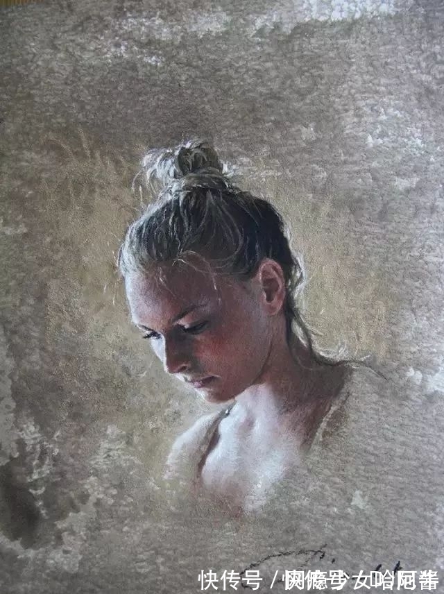 厚重感$赏心悦目,活色生香——女画家色粉笔下极致唯美的女性人体肖像