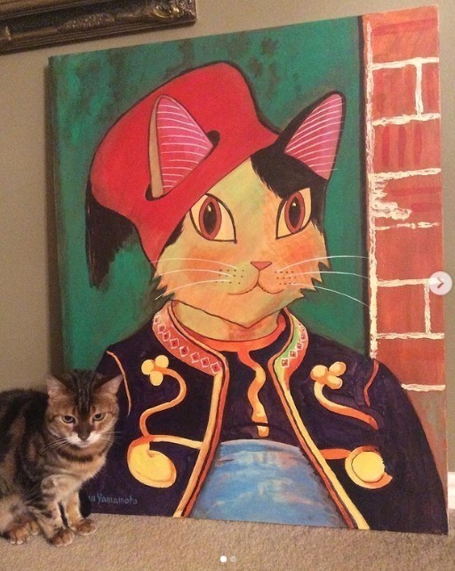 猫咪#艺术家笔下的猫咪“入侵”世界名画,萌到让人尖叫!
