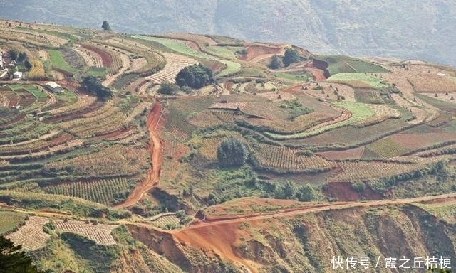 神奇的土地，浓烈的色彩，完美的线条，东川红土地