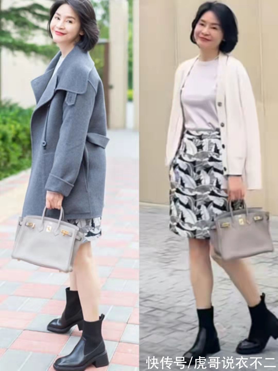 牛仔裤|“奶奶辈”少穿“卫衣+牛仔裤”，秋季这样搭，轻松穿出优雅范