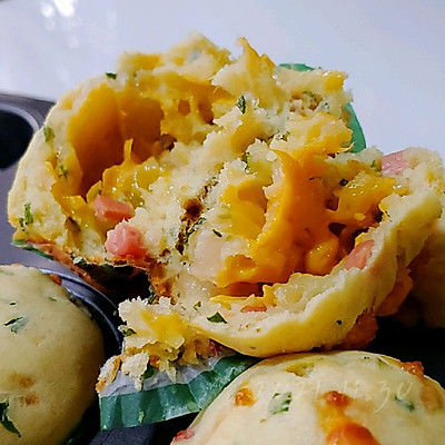 葱香芝士咸蛋糕