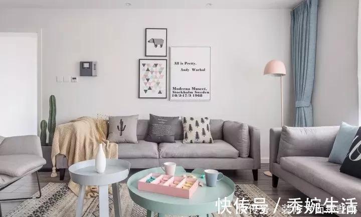 搭配|128平简约风,木色的浴室柜给卫生间增添一丝温度