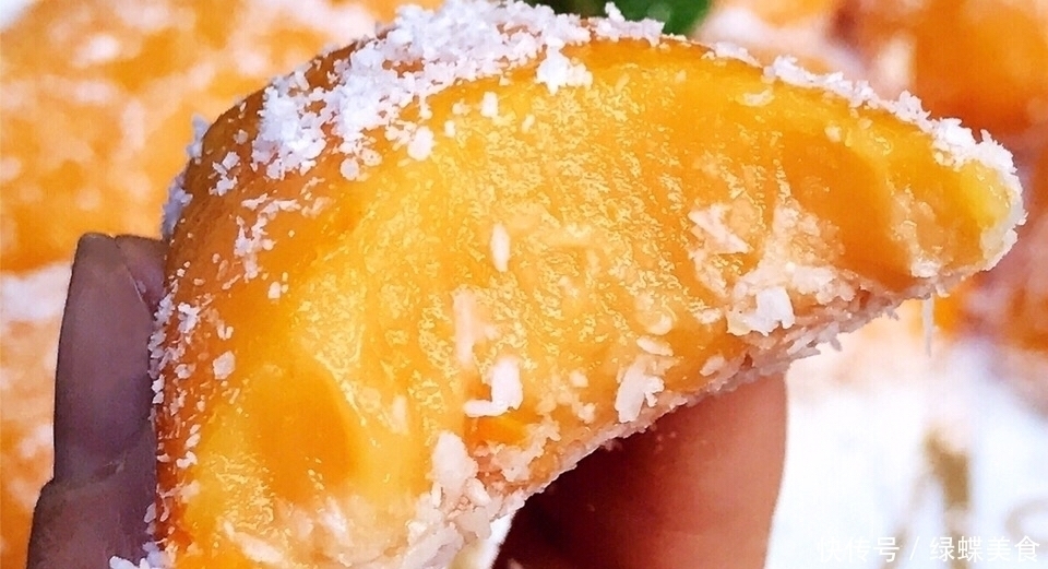 一碗糯米粉,一块红薯,不加一滴油,教你做红薯饼,Q弹有嚼劲