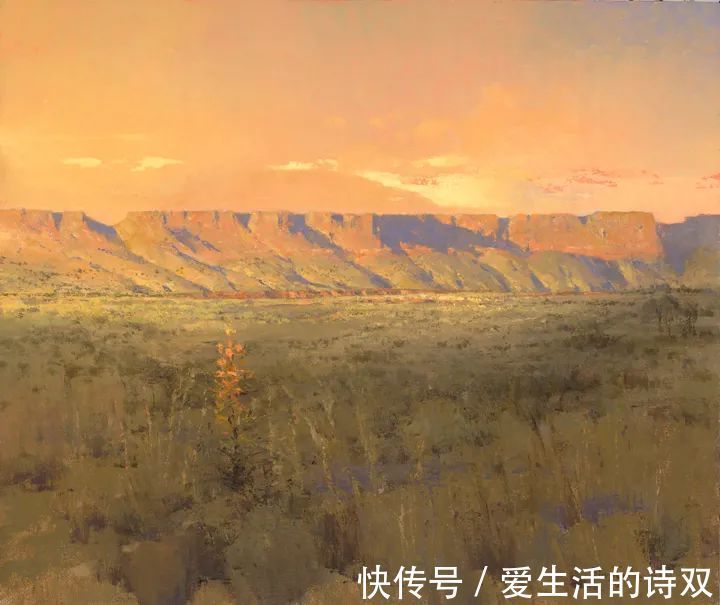 卢伯克$大卫·格里芬的风景油画高清图,放大看,更迷人