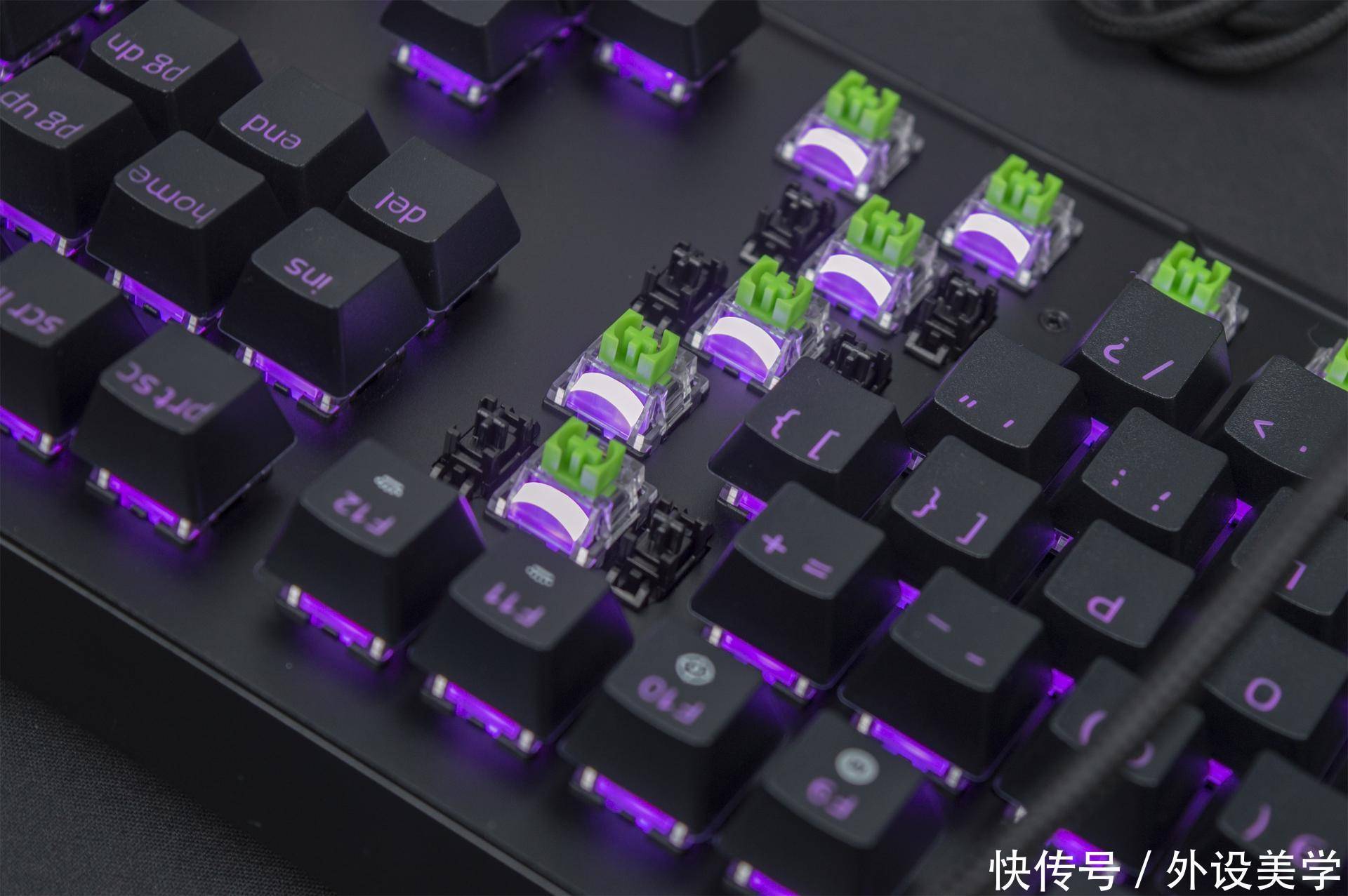 雷蛇|以灯之名,传奇再续:雷蛇黑寡妇 V3 绿轴版开箱