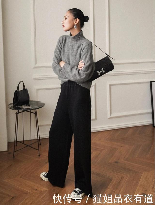 冬天穿什么裤子显高又显瘦?这条"奶奶裤"前来迎战,早穿早美