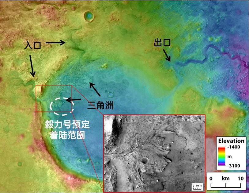 美国毅力号降落到火星杰泽罗陨石坑，为何我国天问一号也选这里