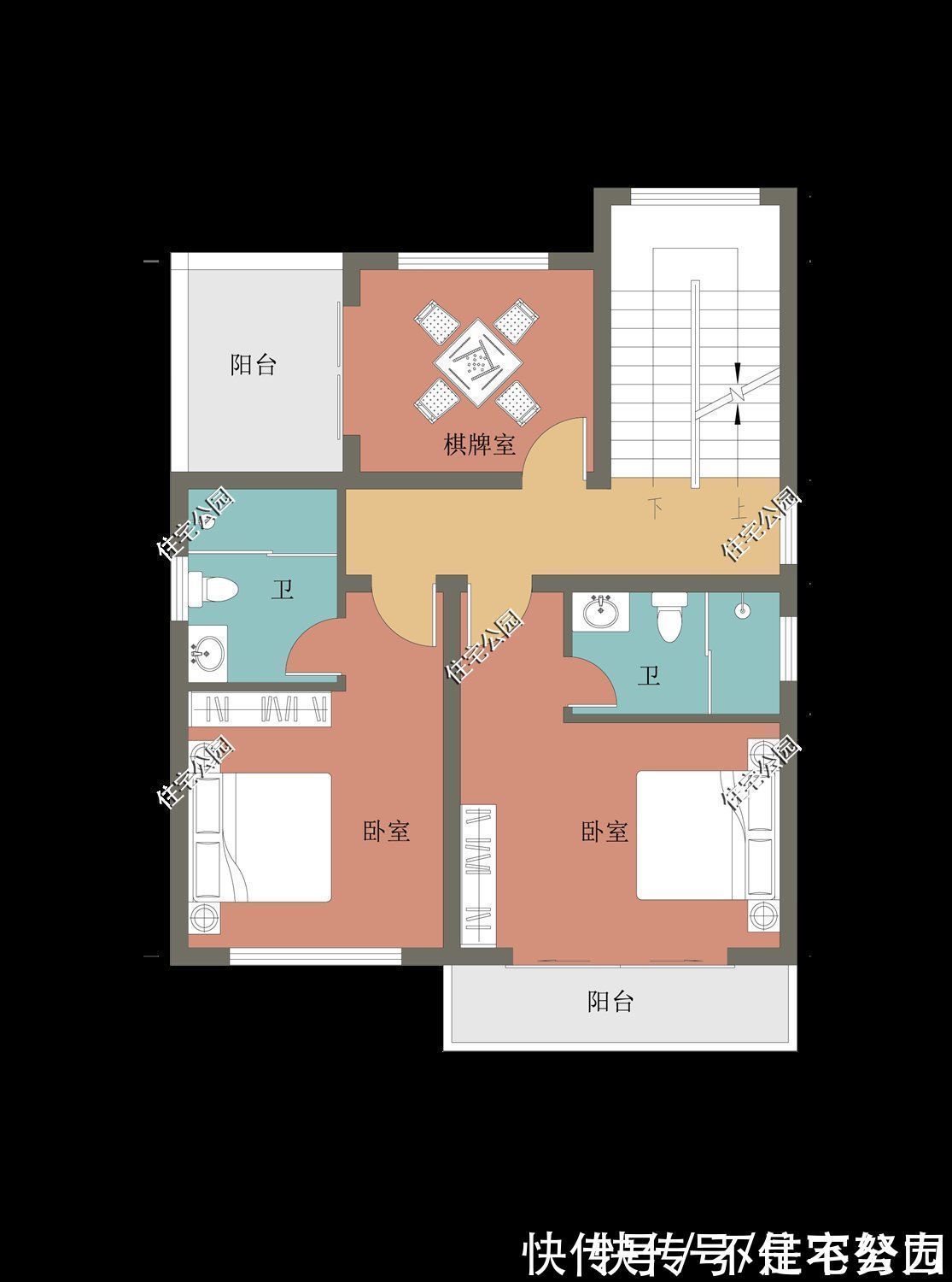 百平|8×9米占地只有86平,农村小户型这样设计,人见人爱