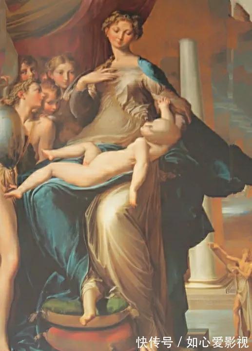 画作@我喜欢欣赏散发母性光辉的西方女性油画,体验令人怀旧的艺术氛围