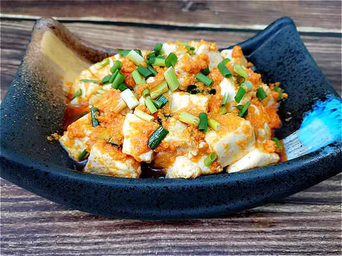 蟹黄豆腐|小雪后，豆腐这样做才解馋！鲜嫩入味又营养，一大盘都不够吃