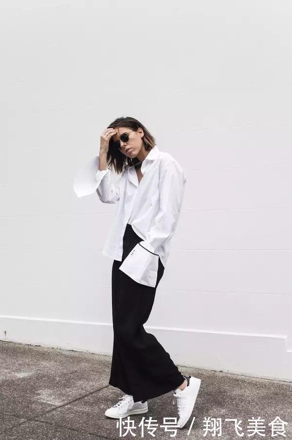 衬衫+阔腿裤=春天最美搭配,气质又时髦!