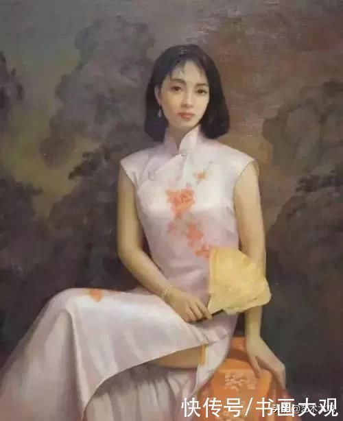 旗袍!油画中的旗袍女子风情万种艺术大观美术专题作品欣赏