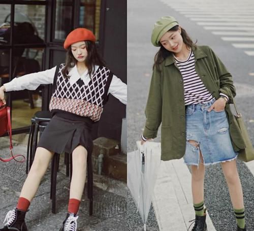 最近火了一种新搭配,叫“袜子+靴子”,显高又拉腿,时髦精必备