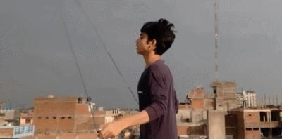 小伙|瘦小伙尝试每天跳绳2000下,坚持半个月,看跳绳效果怎么样