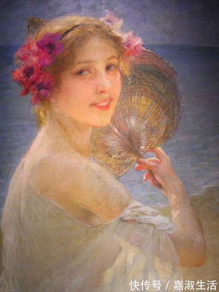 画家#法国画家查尔斯笔下风华绝代的仙女,太美了!