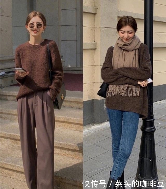半身裙 爱美的女人,春天试试这几套“毛衣”穿搭,温柔优雅又减龄