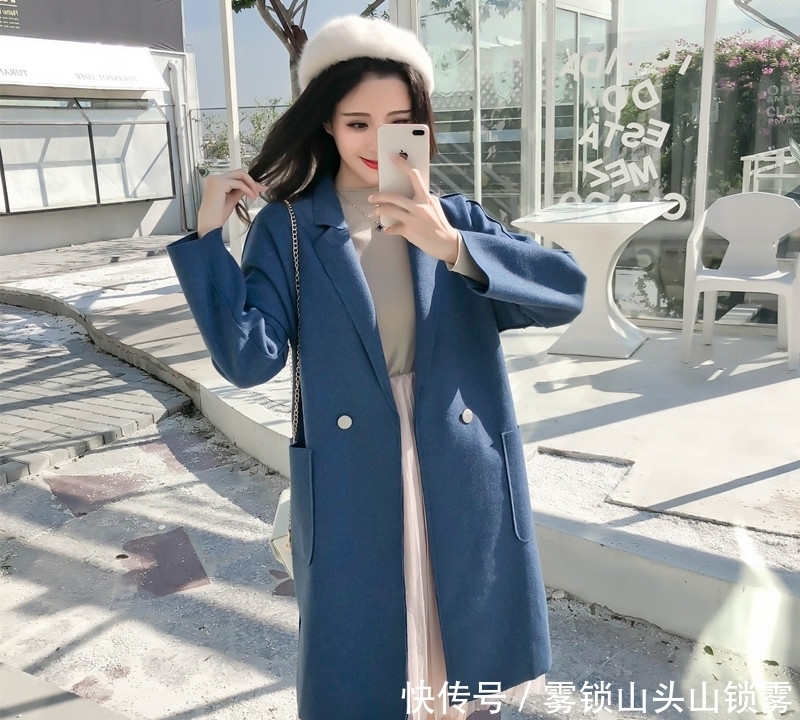 建议|建议大家:大衣下面别穿小脚裤,显矮!瞧她这样穿,小个子也显高