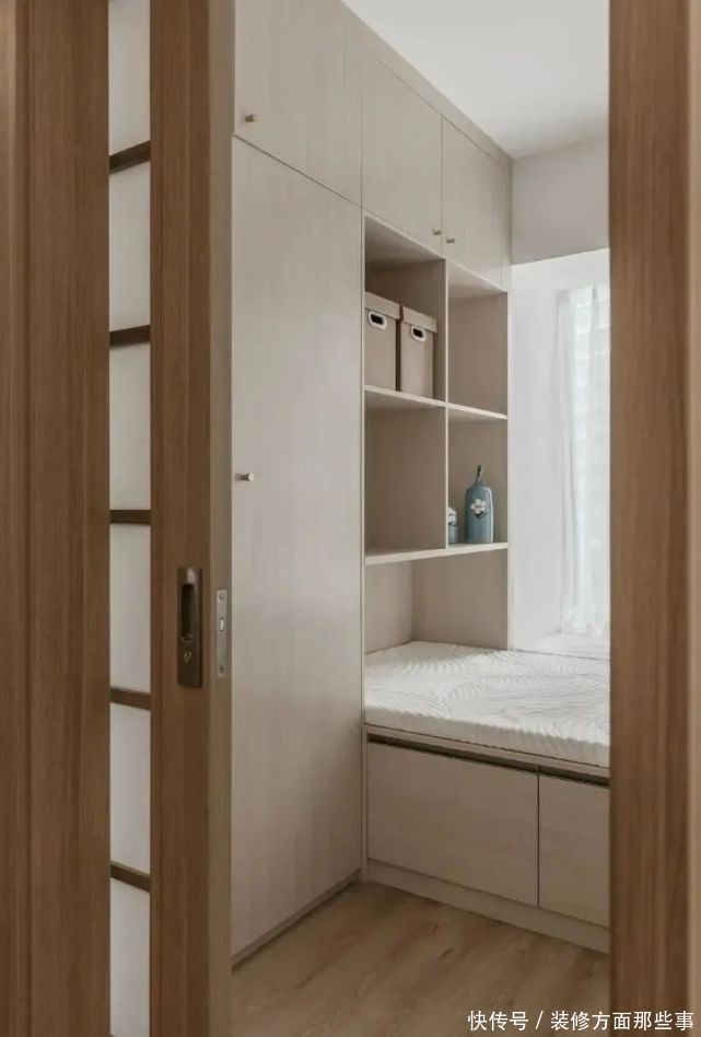 四分离|80㎡小两房装修，阳台设计榻榻米，2.5㎡卫生间实现四分离