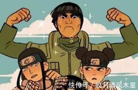 火影忍者|火影忍者当年下忍小队的合照,凯班热血,马基班亚历山大