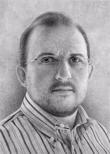 素描#乌克兰画家丹尼斯·切尔诺夫-头像、静物素描