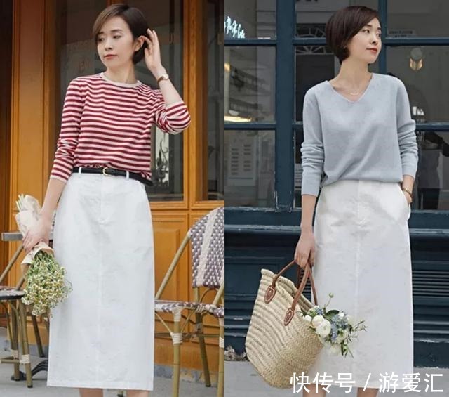 针织衫 40岁后避免做“油腻阿姨”,就在穿搭上做减法,减龄又显气质!