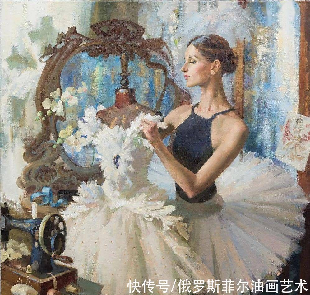 圣彼得堡$俄罗斯画家阿纳斯塔西娅·沃斯特雷佐娃漂亮油画作品欣赏