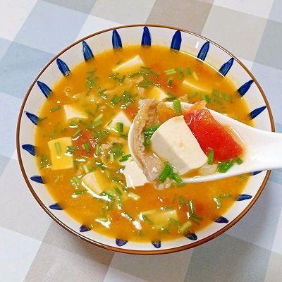 番茄豆腐|番茄豆腐瘦肉汤