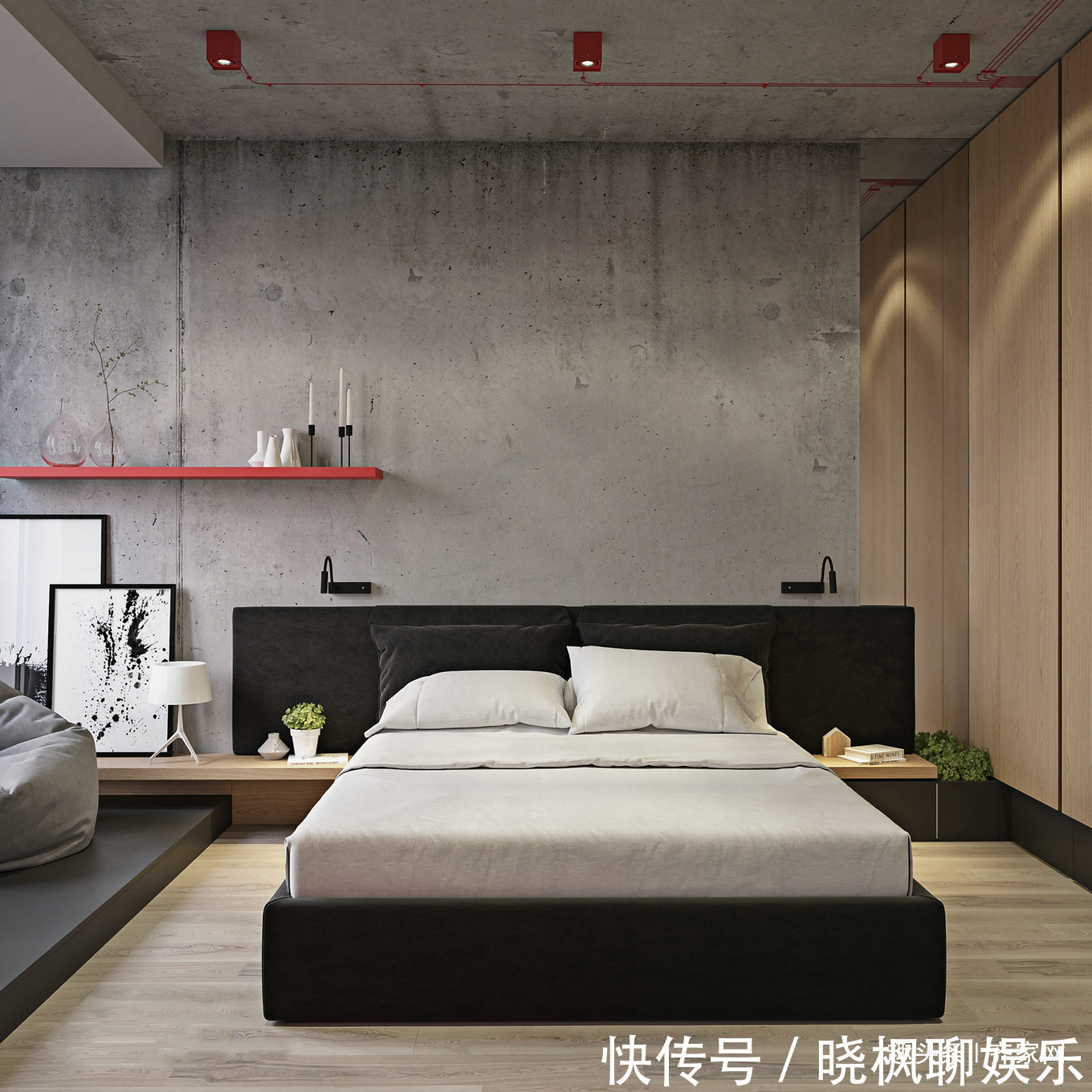 工业风|110m2工业风,不规则灯饰,民族风地毯,落地窗,释放生活压力!