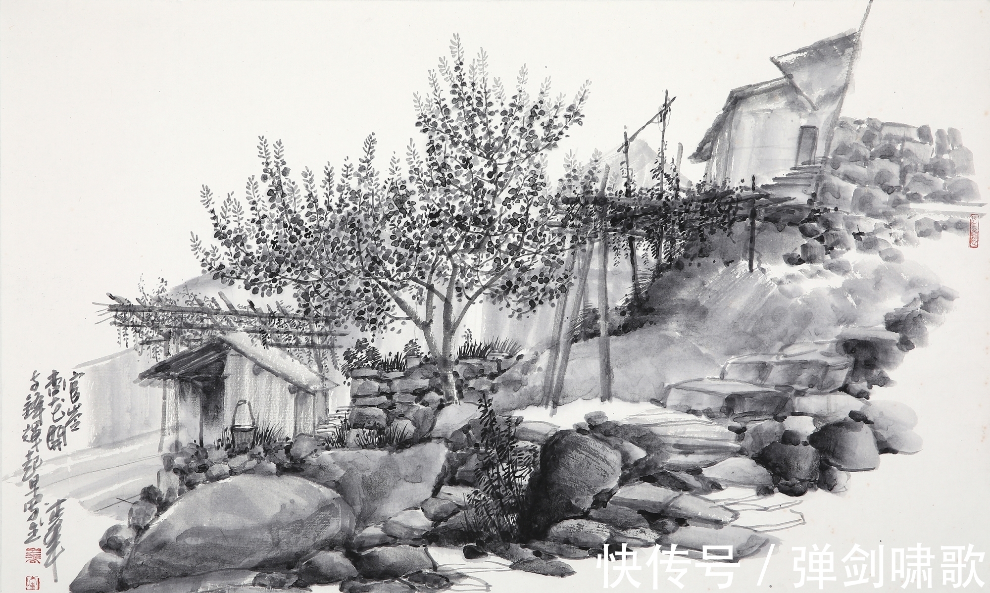 文化部@「直击书画」画家孙海峰“墨非蒙养不灵,笔非生活不神。”