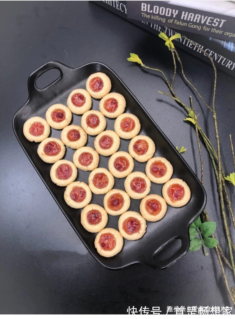 酸酸甜甜的草莓酱小西饼,下午茶必备小甜点!