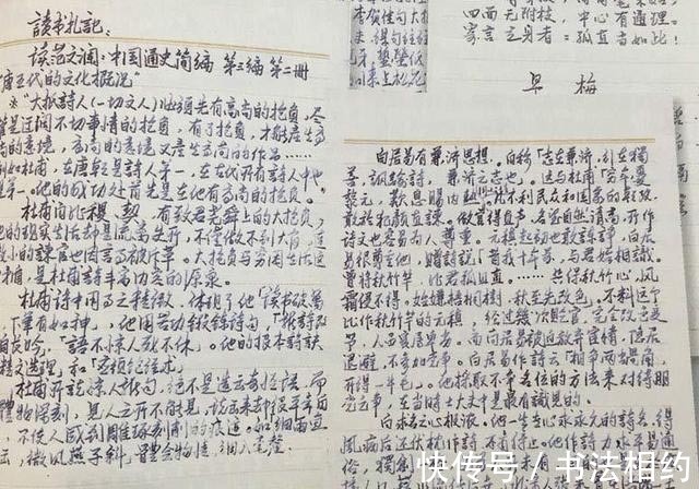 接地气!儒雅风!他的笔记满满当当,没曾想其硬笔书法亦精彩,娟秀清新