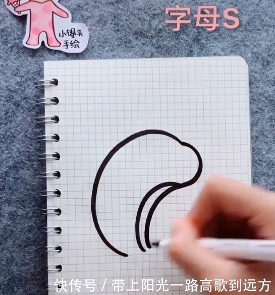 美术生画&美术生画小海豚,只需要几个字母,看到效果后网友坐不住了