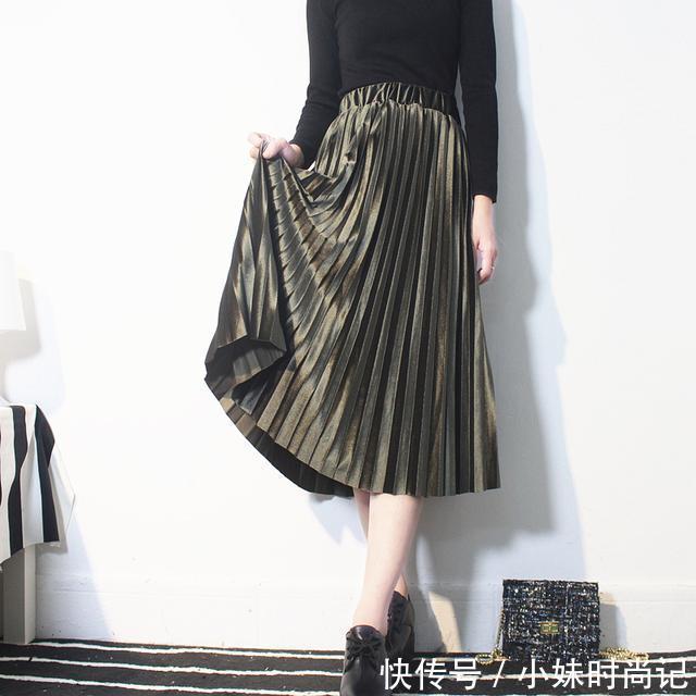 长裙 时尚优雅半身裙,冬天就爱穿美裙