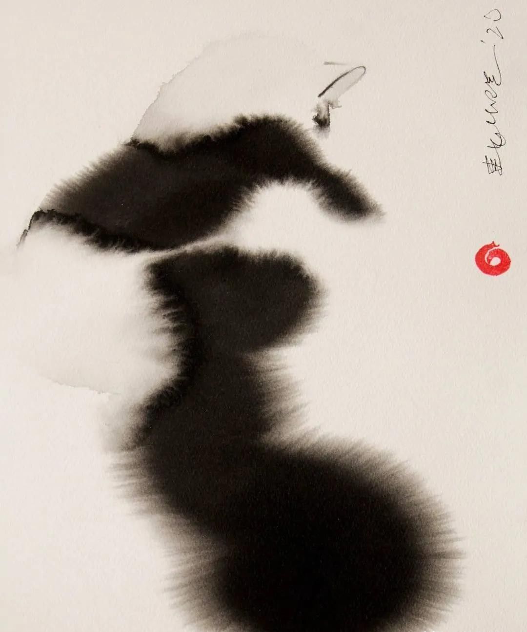 中国画&专画国画的老外,竟被10万人狂热追捧,看完作品立马佩服不已