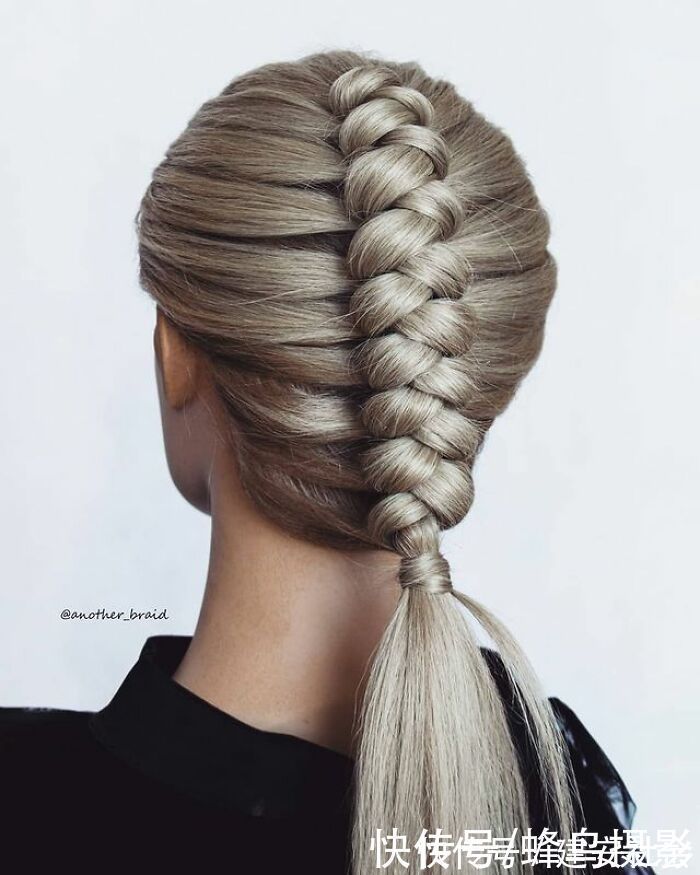 发型 65张编发照片,这哪是编头发分明是画画,图3这发型一次要半天