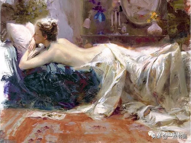 美术学院$皮诺德埃尼的油画人物，色彩斑斓，动静结合，光彩照人