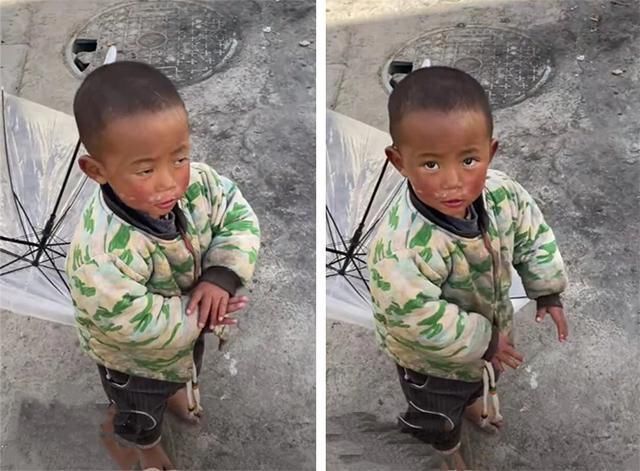 妈妈|2岁孩子没爹没妈，光脚在地上走路，奶奶：想妈妈时就让姑姑抱他