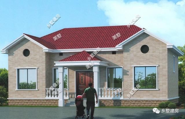 3款农村一层小平房,不仅外观大气造价还经济,最高只要14万!