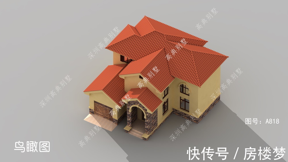 造价|二层简约实用的欧式别墅设计图，造价经济，是你们想要的那一款！