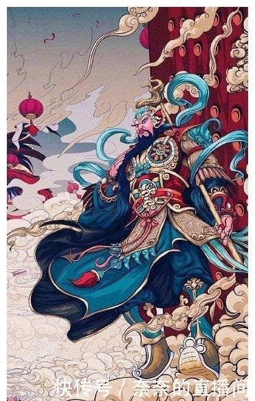 传统与动漫结合下，神武的中国木板年画