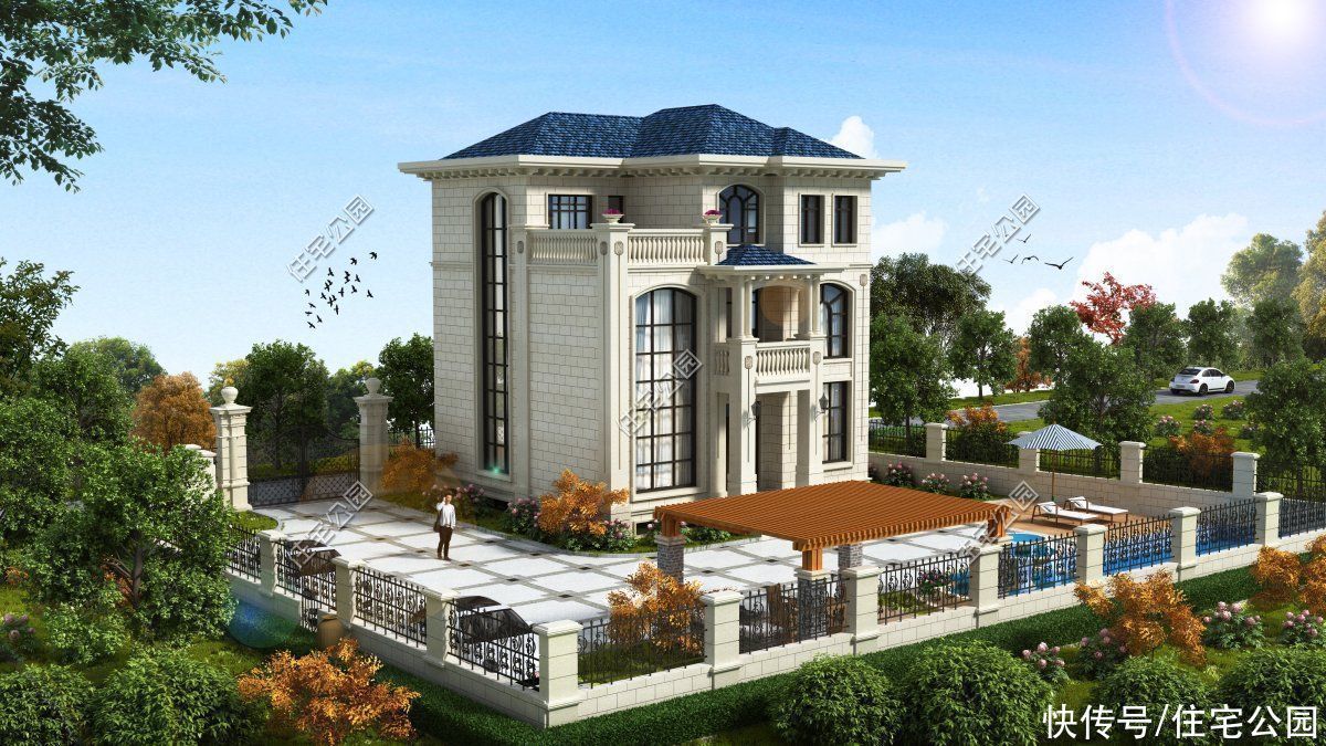 图纸|10套小户型农村别墅图纸,第6第7套建的人最多,最后一套颜值最高