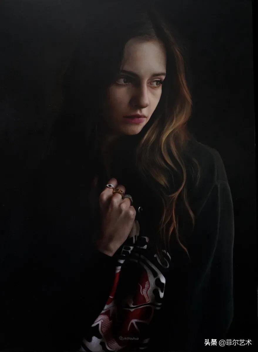 安妮·罗达!法国画家安妮·罗达超高清、超写实人物油画作品欣赏