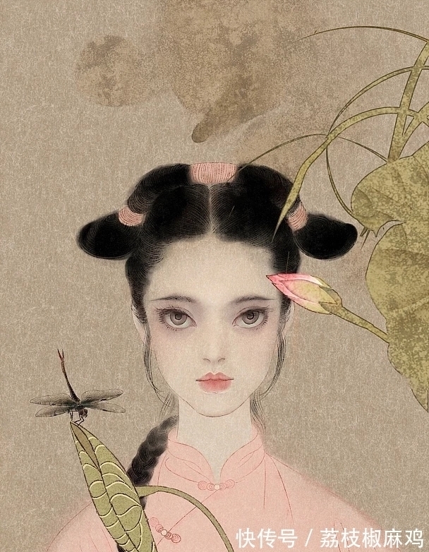 绘画#清华大学才女尧立,她笔下的插画,美到让人窒息