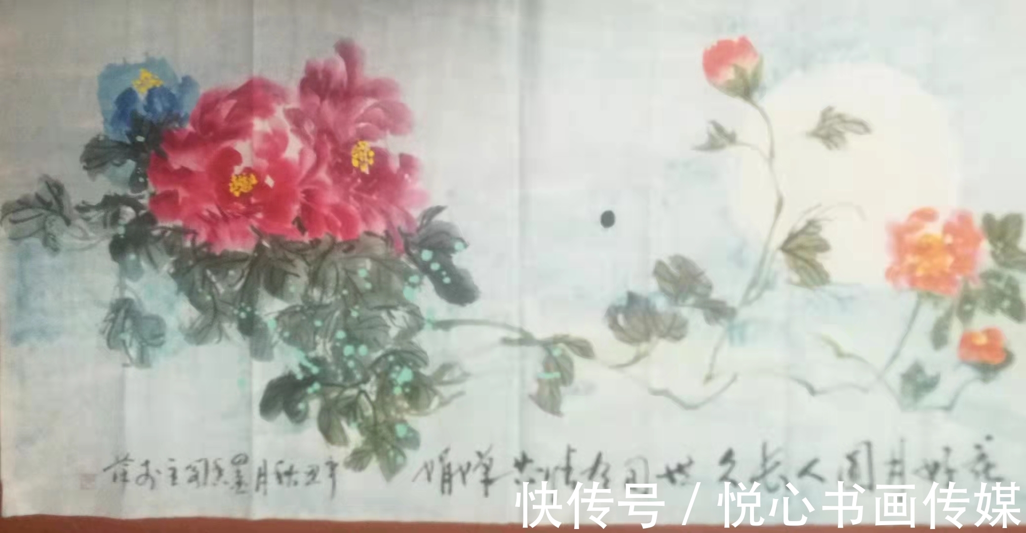 花鸟画$花鸟画创作室艺术总监，当代著名画家李萍国画作品欣赏