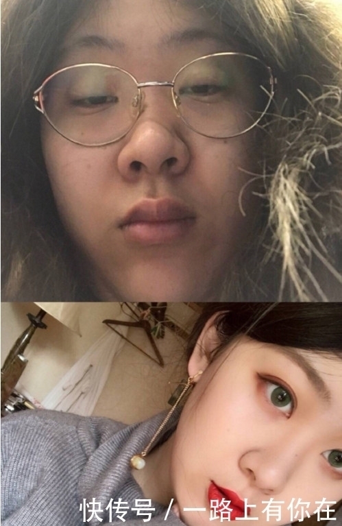 女生|据说女生出门前后都是这样的网友纷纷晒出照片,真的很拼了