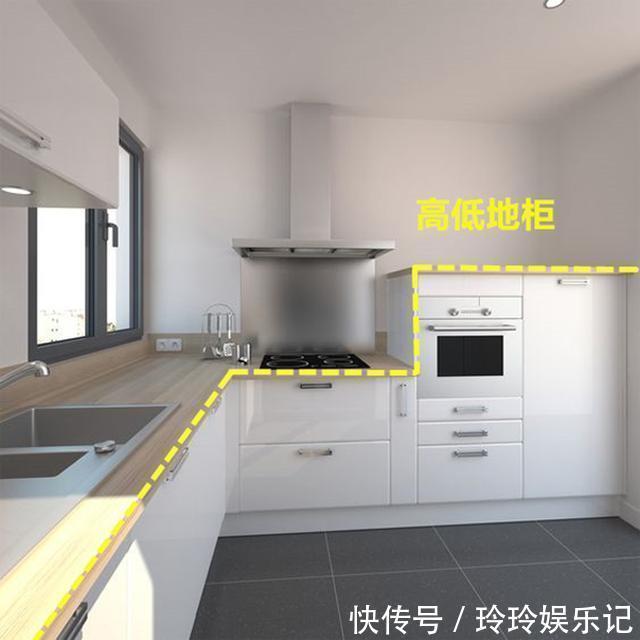 黑乎乎|等我买第二套房子,厨房也不装吊柜!如今流行“高低柜”,更实用