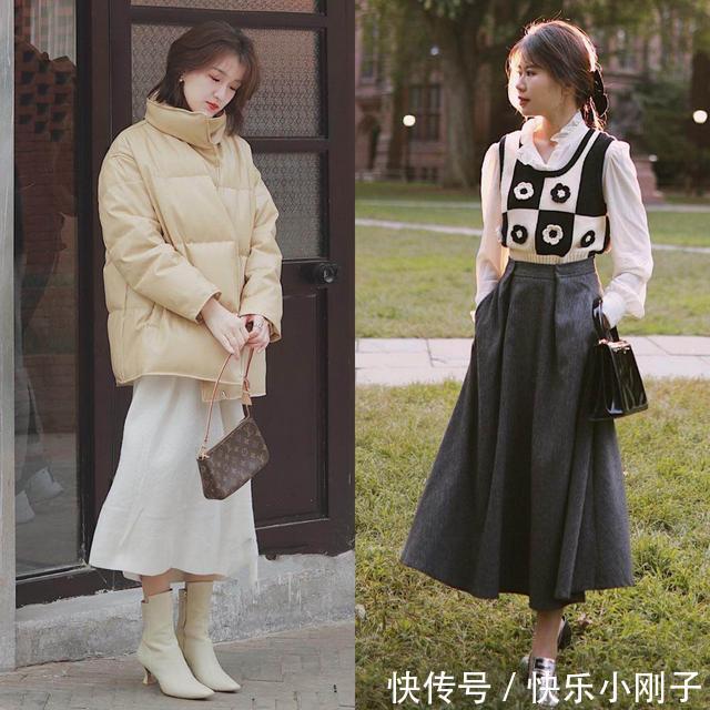 降温 降温后不一定要只穿长裤,瞧瞧下面达人的搭配,更加时髦好看