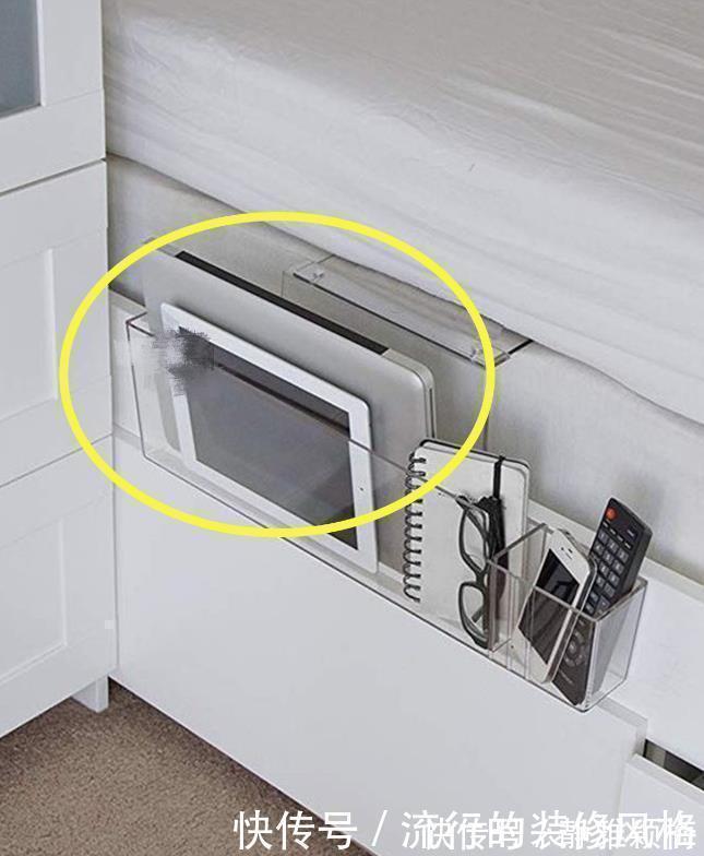 收纳|床头柜真心没必要放,换成抽拉板作用性更强,卧室再小也能装!