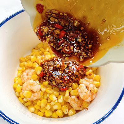 爽口|凉拌虾仁玉米