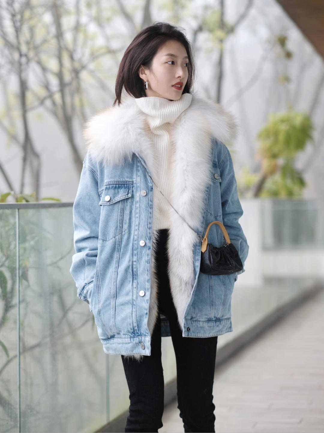 裤子|40+女人保暖重要,秋冬就要选加绒款裤子,时尚保暖同时兼顾